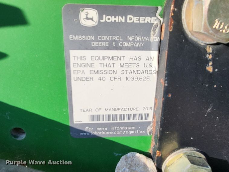 image for item LR9087 2016 John Deere 6115M  MFWD tractor