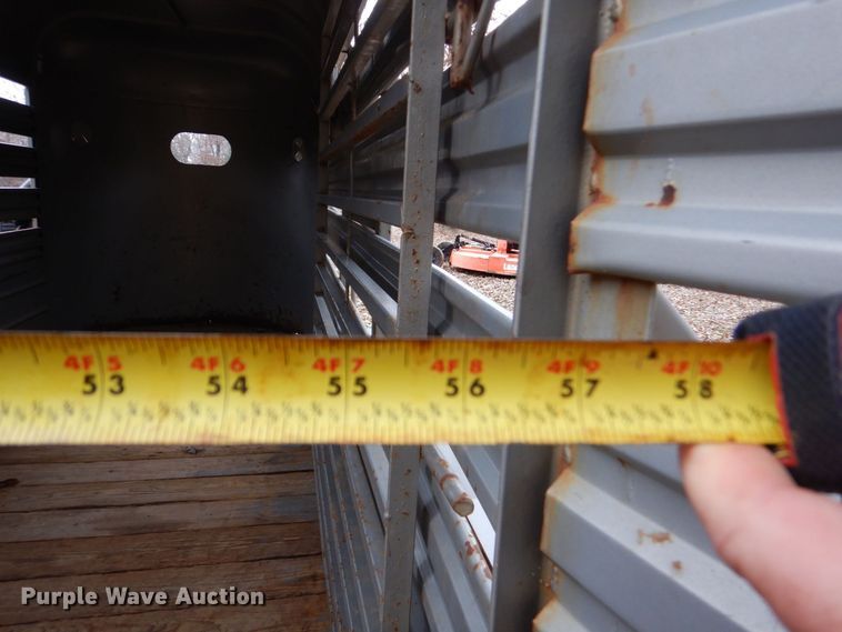 image for item LT9020 2002 WW  livestock trailer