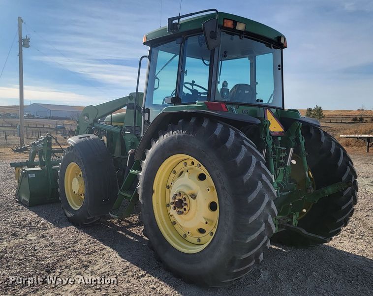 image for item ME9589 1997 John Deere 7410  MFWD tractor
