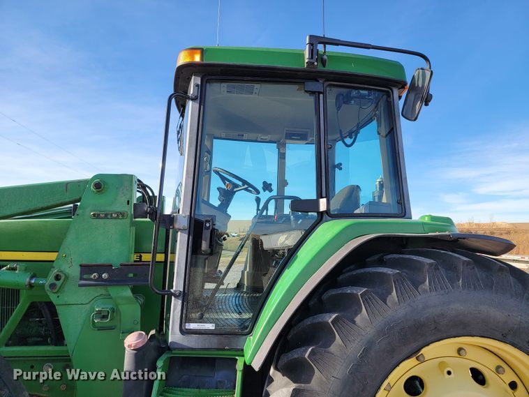 image for item ME9589 1997 John Deere 7410  MFWD tractor