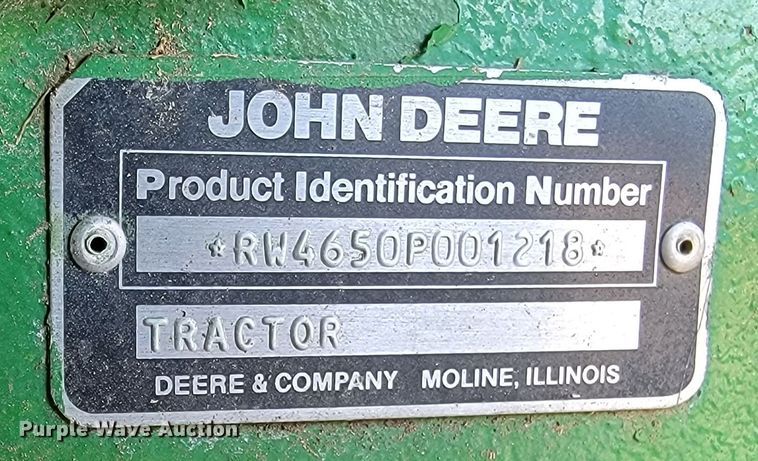 image for item ME9591 1983 John Deere 4650  tractor