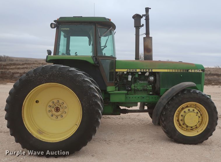 image for item MJ9242 1988 John Deere 4850  MFWD tractor