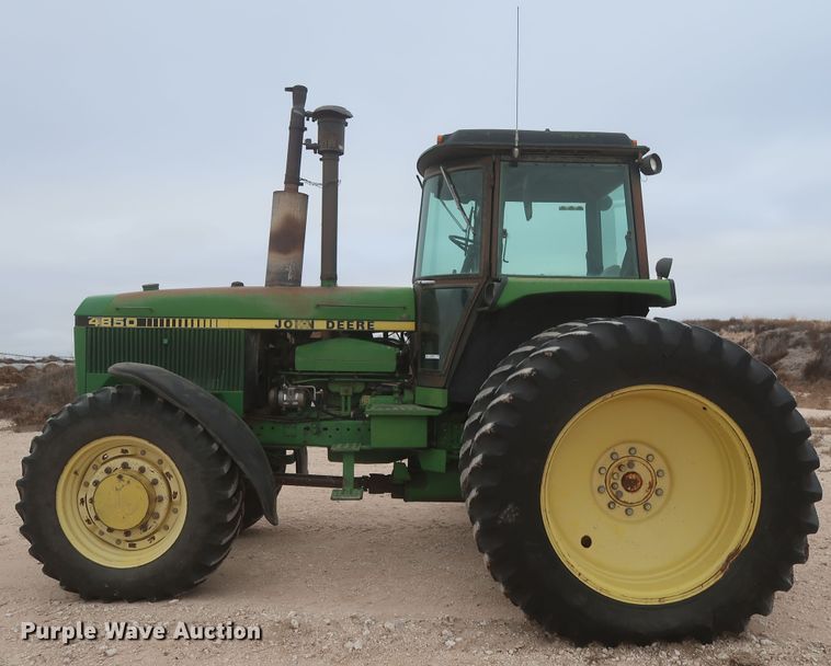 image for item MJ9242 1988 John Deere 4850  MFWD tractor
