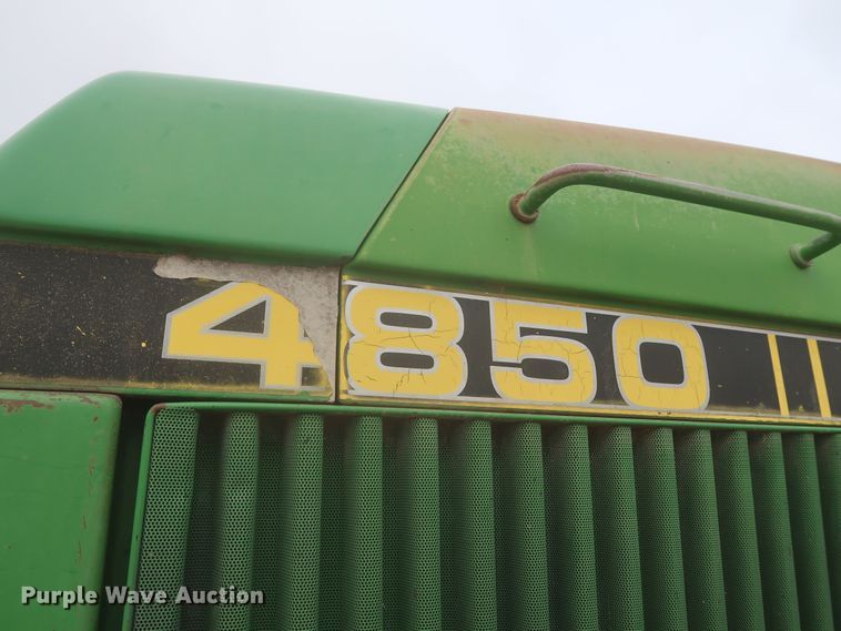 image for item MJ9242 1988 John Deere 4850  MFWD tractor