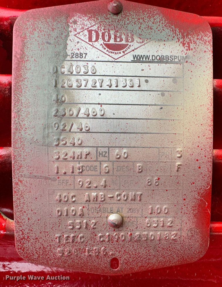 image for item MJ9255 Dobbs Tailwater  pump