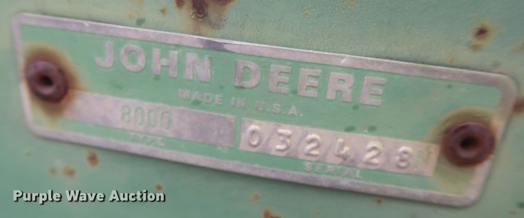 image for item MJ9267 John Deere 8000  grain drill