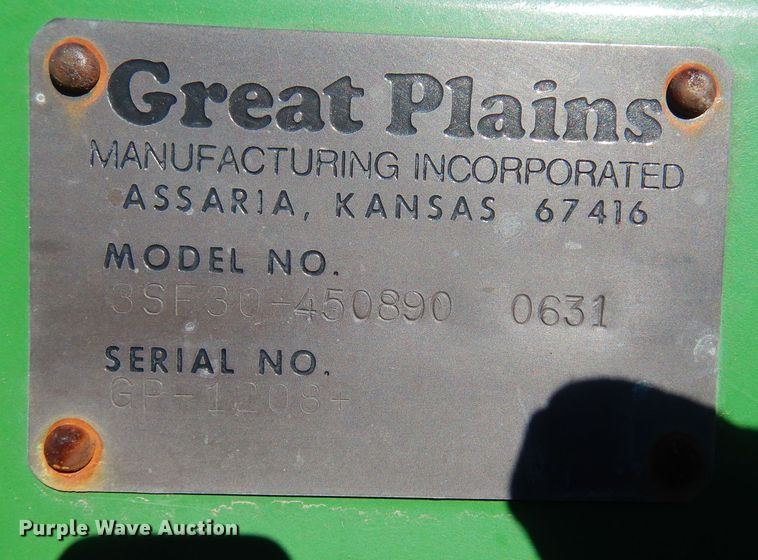 image for item MM9826 Great Plains Solid Stand 30  grain drill