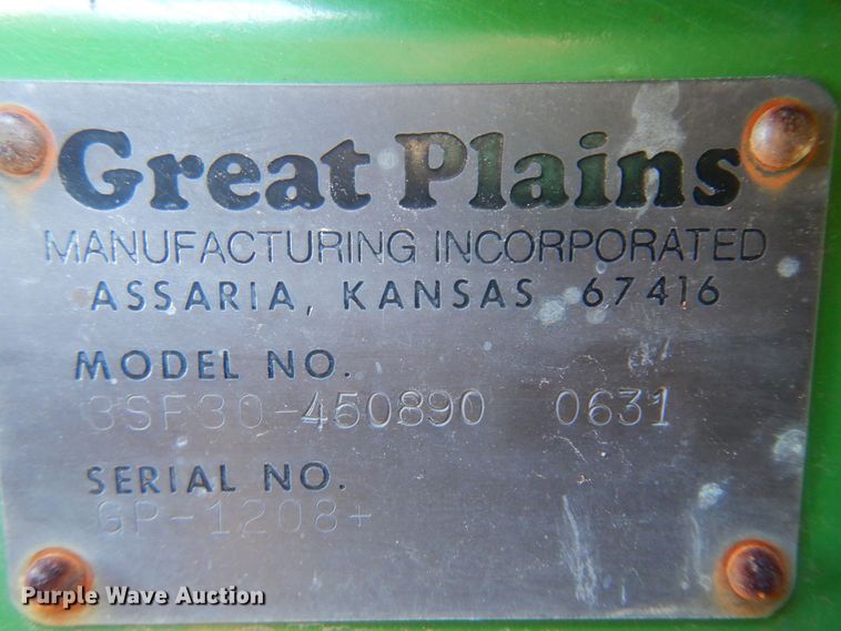 image for item MM9826 Great Plains Solid Stand 30  grain drill