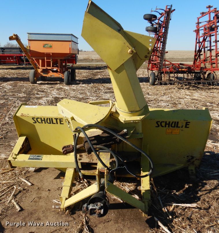 image for item MM9837 Schulte  7'4"W snow blower