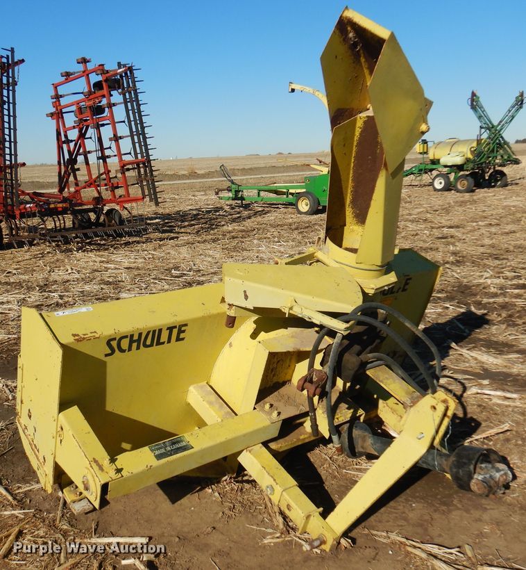 image for item MM9837 Schulte  7'4"W snow blower