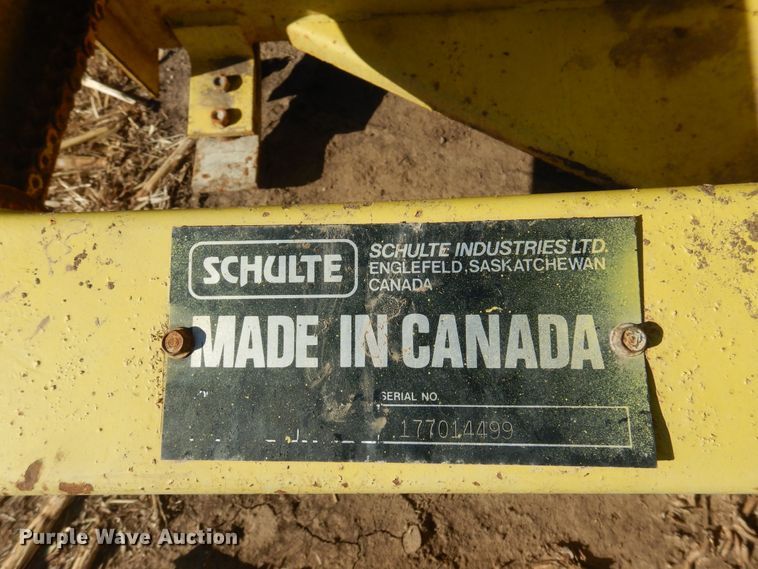 image for item MM9837 Schulte  7'4"W snow blower