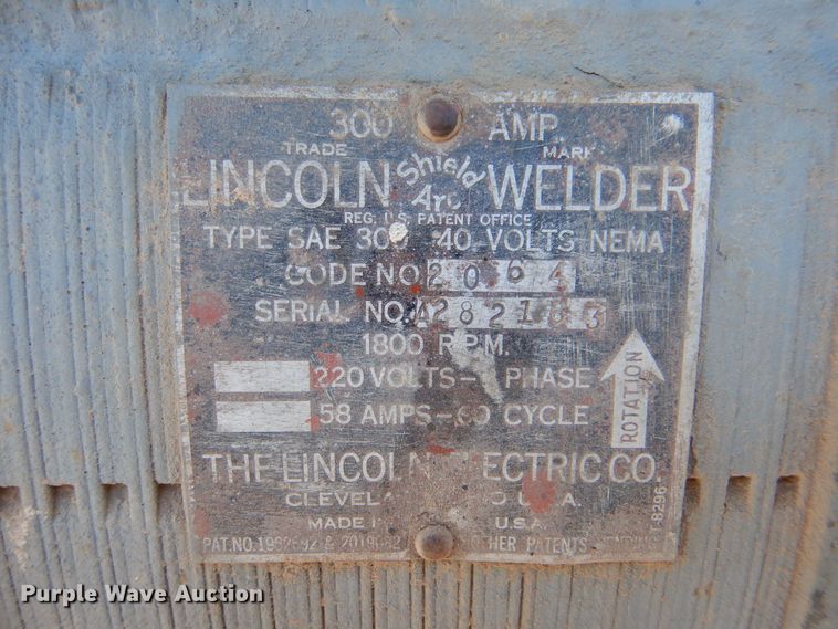 image for item MT9886 Lincoln  welder