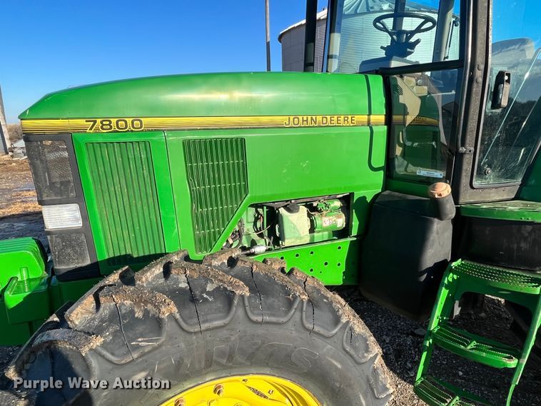 image for item MW9433 1995 John Deere 7800  MFWD tractor
