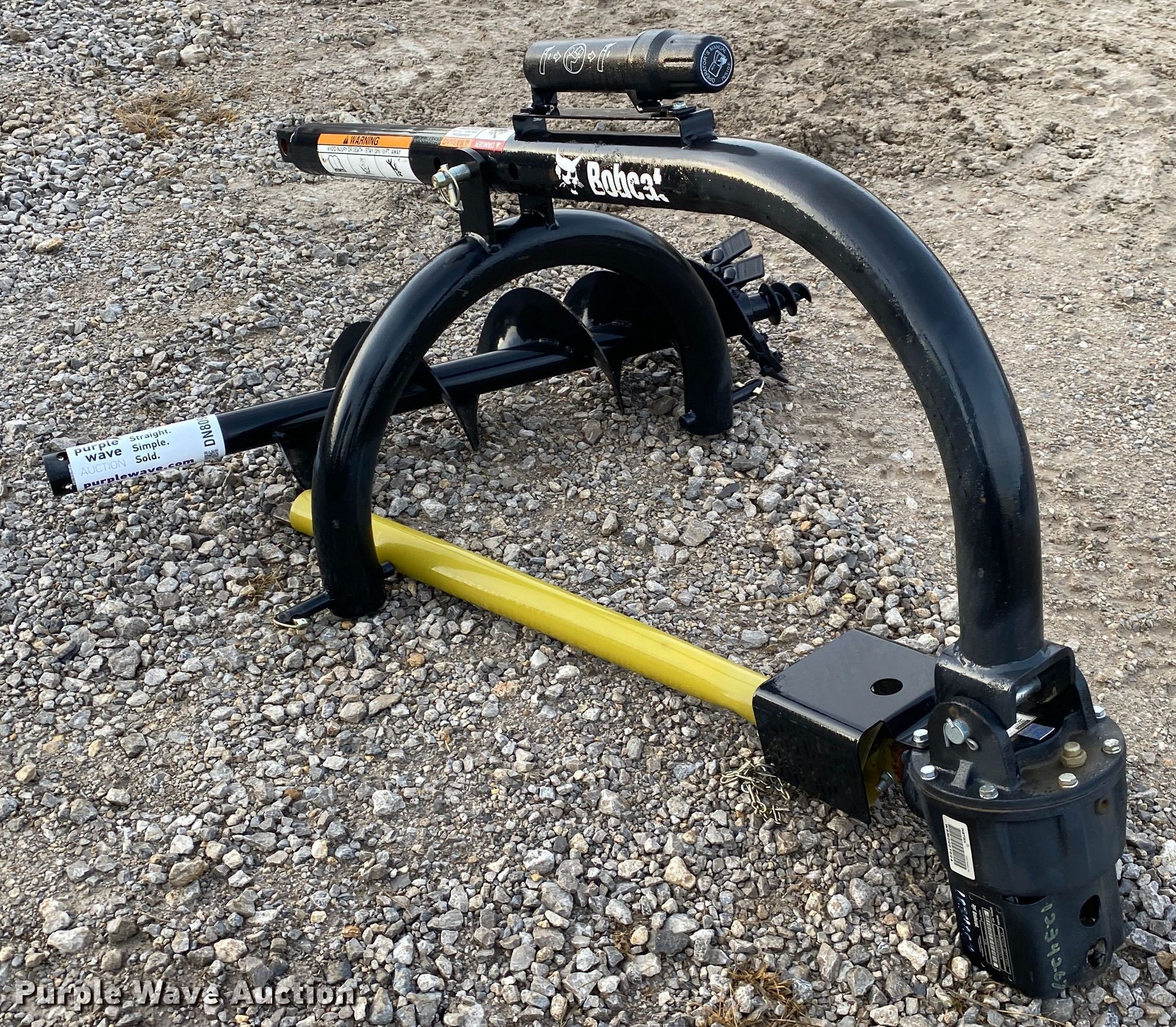 Bobcat FM60 post hole auger in Tulsa, OK Item DN8094 sold Purple Wave