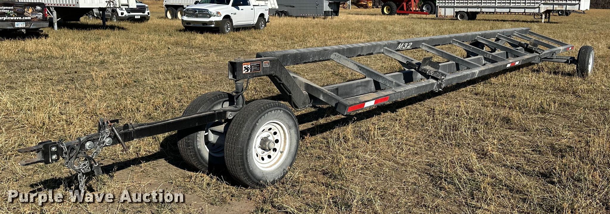 Maurer header trailer in Agra, KS Item DO3682 sold Purple Wave