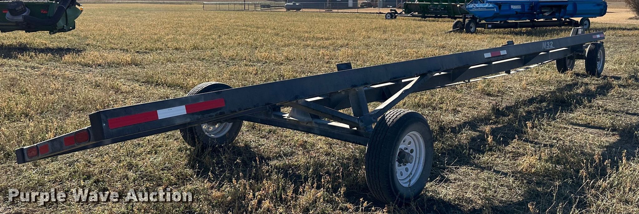 Maurer header trailer in Agra, KS Item DO3682 sold Purple Wave
