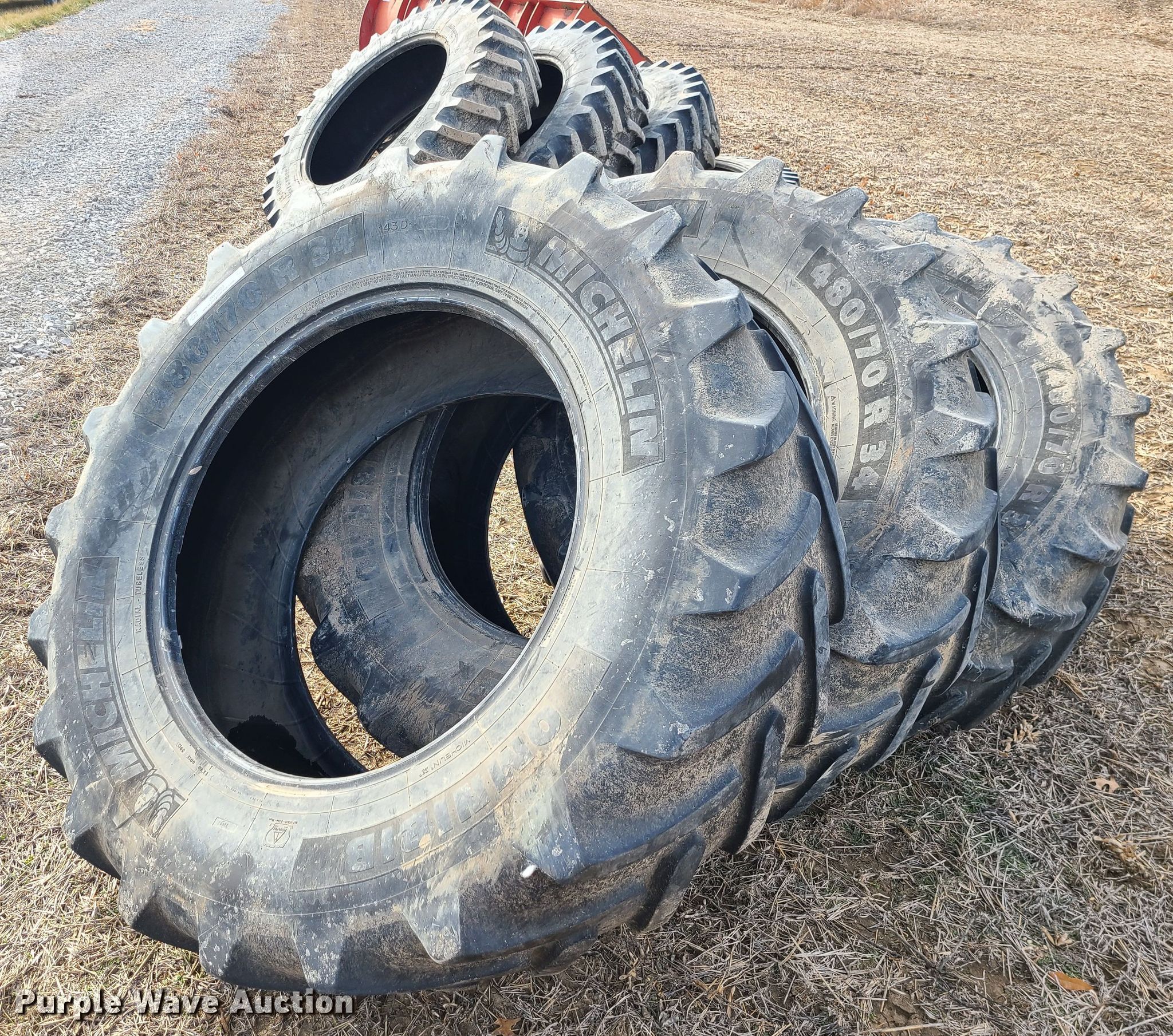 (4) Michelin 480/70R34 tires in Higginsville, MO | Item JW9903 sold ...