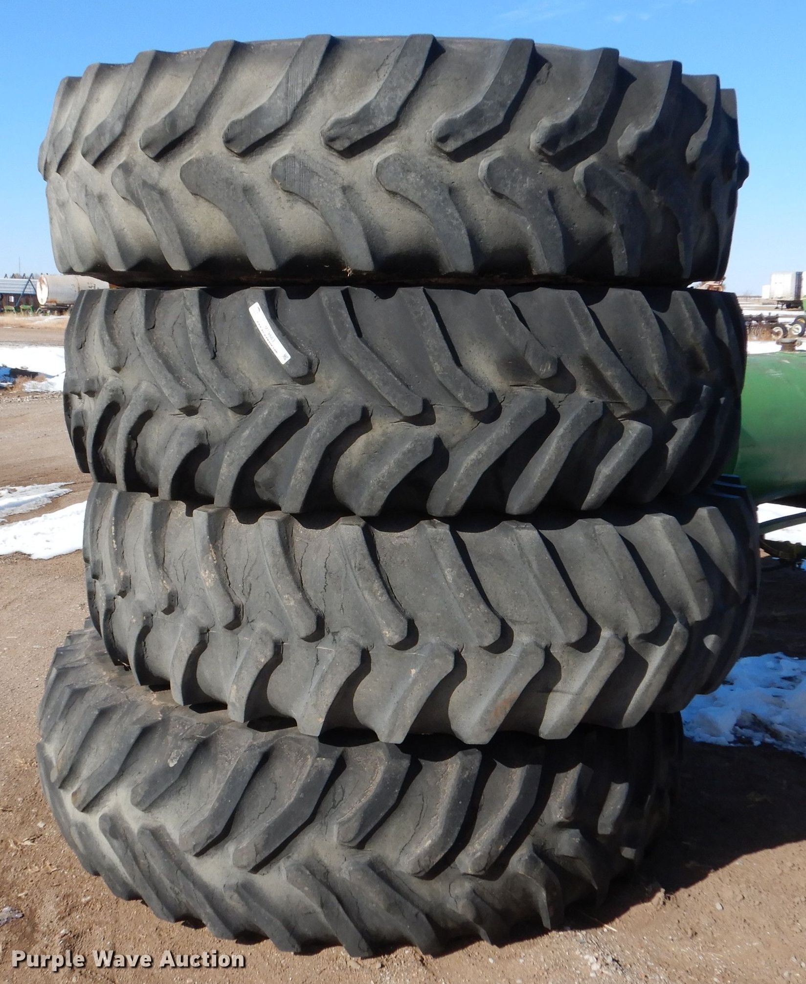 (4) 520/85R42 tires and wheels in Sublette, KS Item MT9883 sold