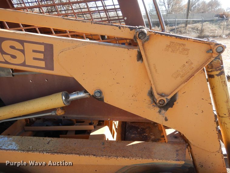 image for item DF8250 1993 Case 1845C  skid steer loader