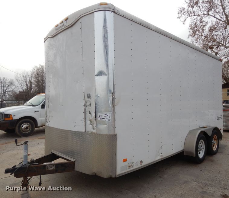 image for item DI6910 2007 Haulmark KD7X16WT2  enclosed cargo trailer