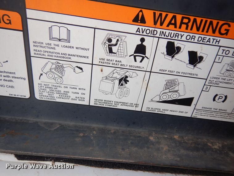 image for item DI6911 2001 Bobcat 963  skid steer loader