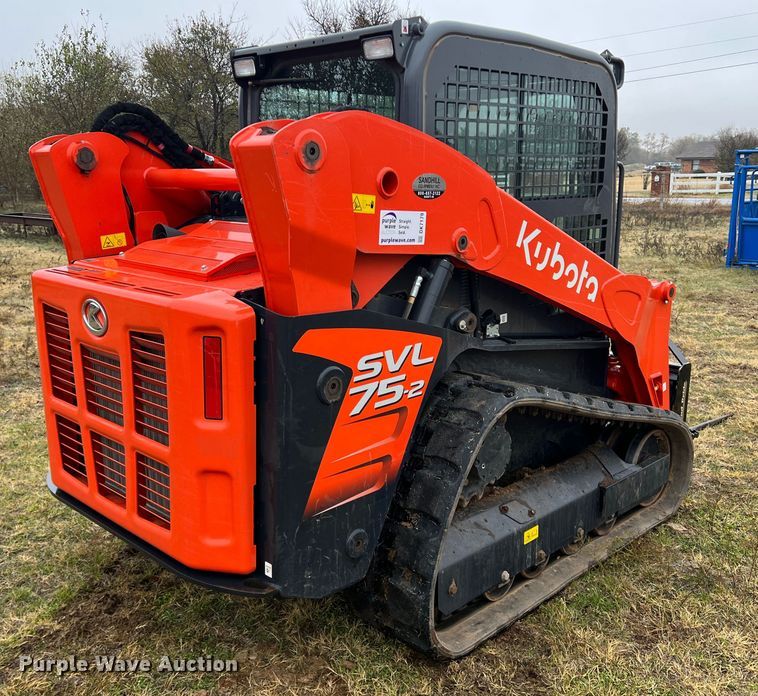 image for item DK7179 2021 Kubota SVL75-2  tracked skid steer loader