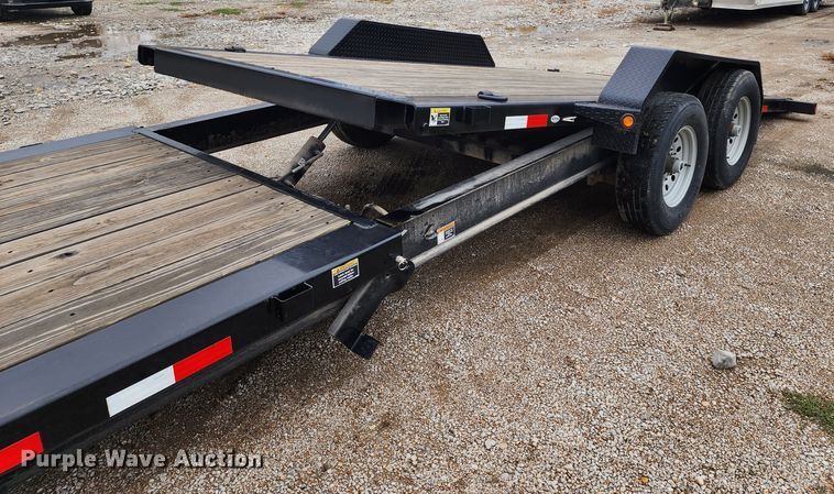 image for item DL6726 2018 Load Trail  tilt deck equipment trailer