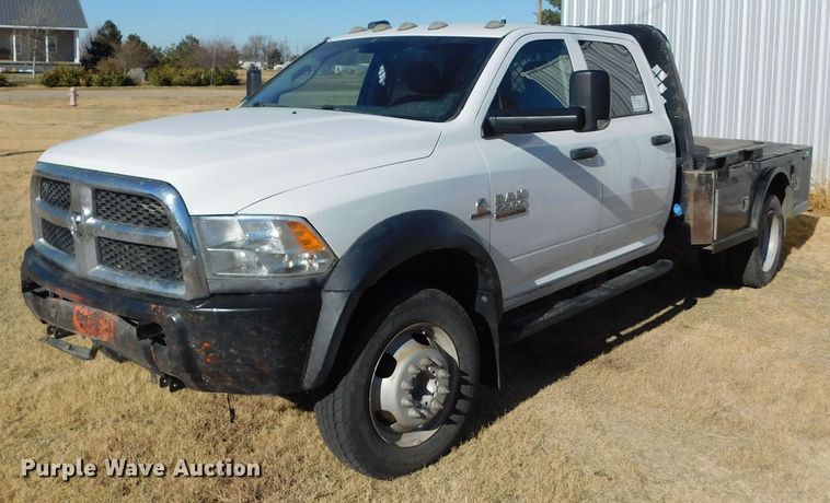image for item DM2549 2013 Dodge Ram 5500  Crew Cab flatbed truck