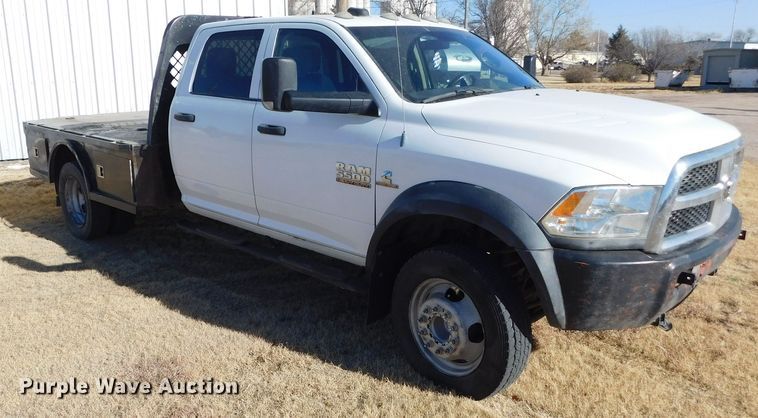 image for item DM2549 2013 Dodge Ram 5500  Crew Cab flatbed truck