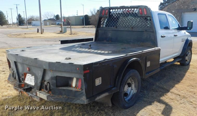 image for item DM2549 2013 Dodge Ram 5500  Crew Cab flatbed truck