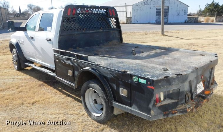 image for item DM2549 2013 Dodge Ram 5500  Crew Cab flatbed truck