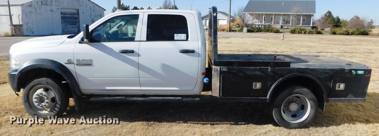 image for item DM2549 2013 Dodge Ram 5500  Crew Cab flatbed truck