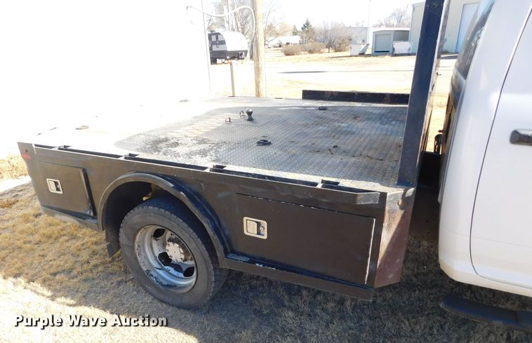 image for item DM2549 2013 Dodge Ram 5500  Crew Cab flatbed truck