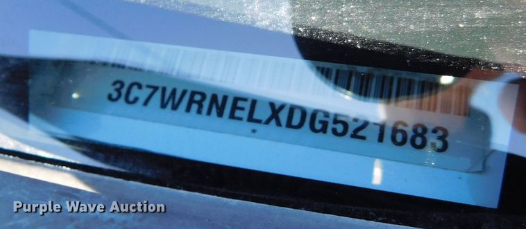 image for item DM2549 2013 Dodge Ram 5500  Crew Cab flatbed truck