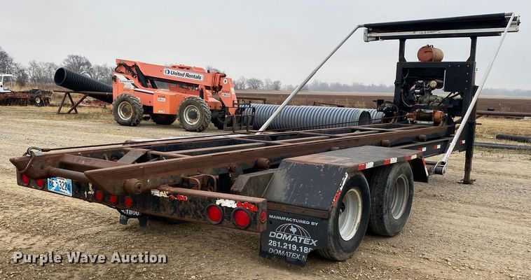 image for item DN8082 2011 Domatex GN-20  roll-off container trailer