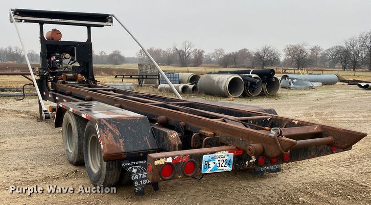 image for item DN8082 2011 Domatex GN-20  roll-off container trailer