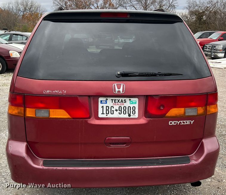 image for item DO8945 2002 Honda Odyssey  van