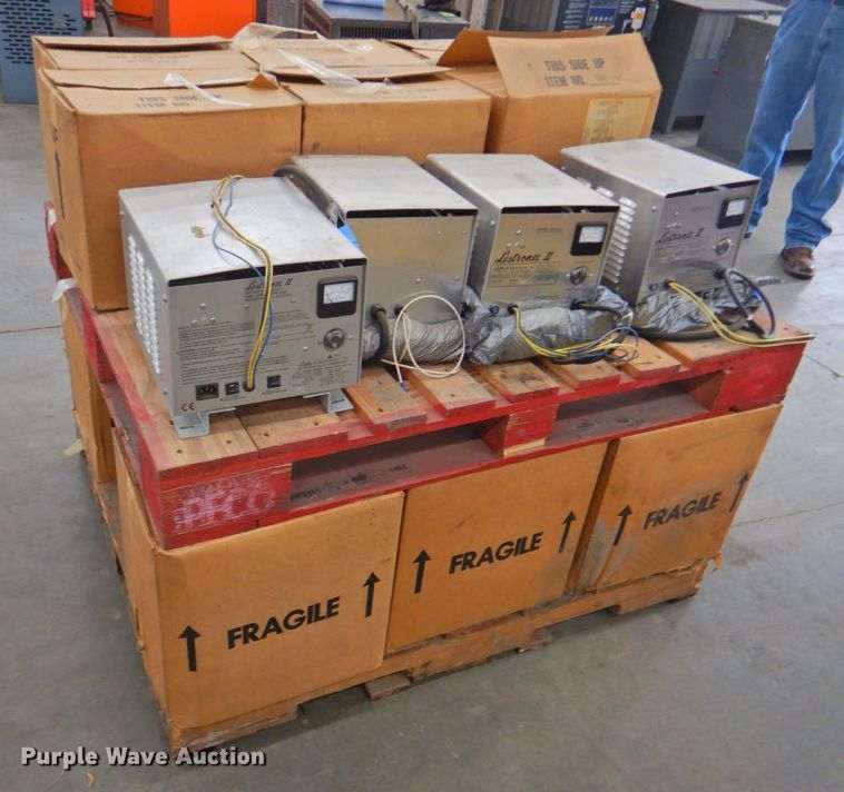 image for item DP4768 (18) Lester Electric Lestronic II 48V forklift battery chargers