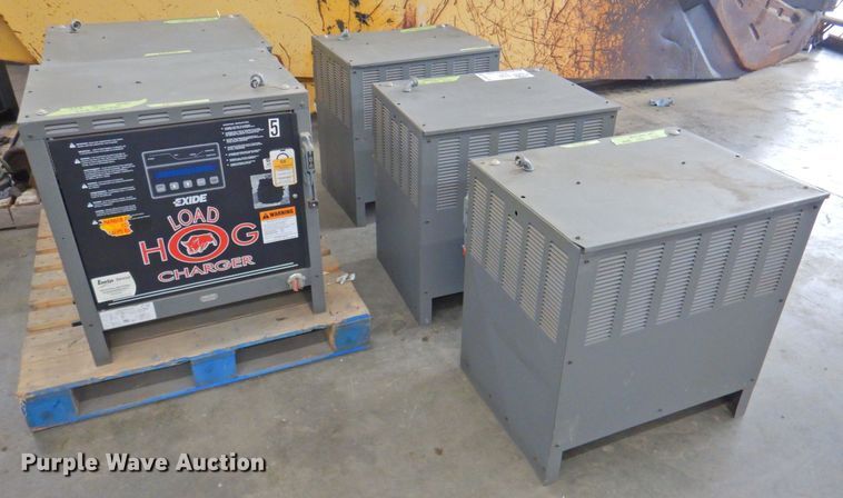 (5) Exide Load Hog 36V forklift battery chargers in Lawrence, KS | Item ...
