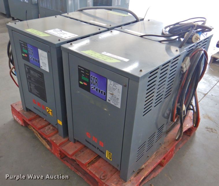 image for item DP4791 (4) GNB SCR200 24V forklift battery chargers