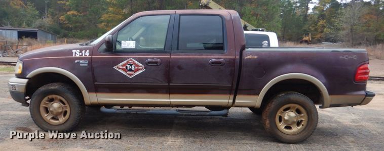 image for item DP8593 2001 Ford F150  SuperCrew pickup truck