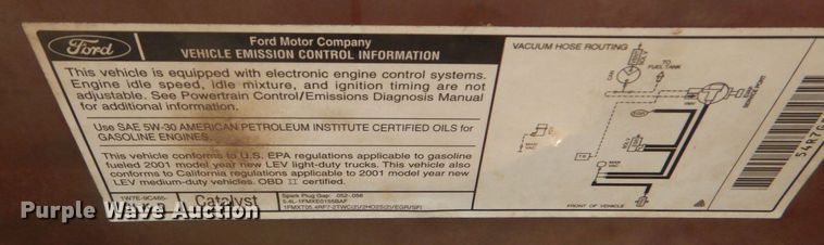 image for item DP8593 2001 Ford F150  SuperCrew pickup truck