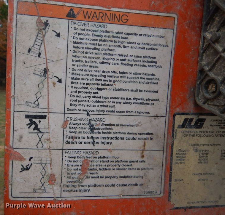 image for item DP8600 JLG 1930ES  scissor lift