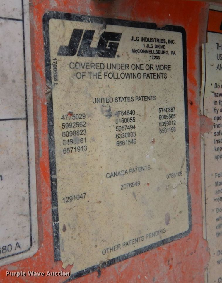 image for item DP8600 JLG 1930ES  scissor lift