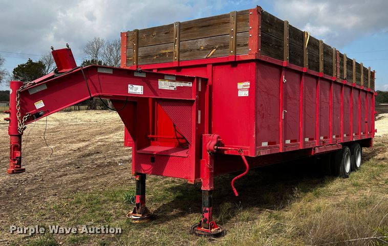 image for item DQ1935 2017 Texas Pride  dump trailer