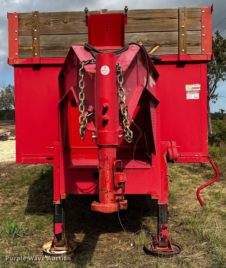 image for item DQ1935 2017 Texas Pride  dump trailer