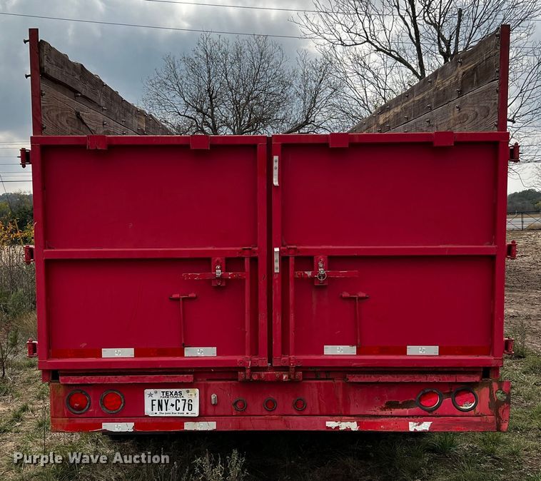 image for item DQ1935 2017 Texas Pride  dump trailer