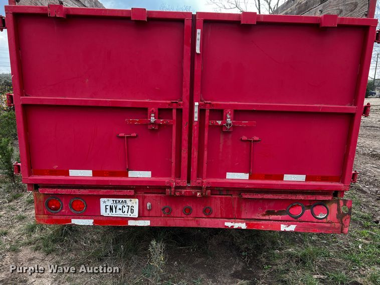 image for item DQ1935 2017 Texas Pride  dump trailer