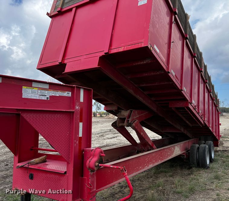 image for item DQ1935 2017 Texas Pride  dump trailer