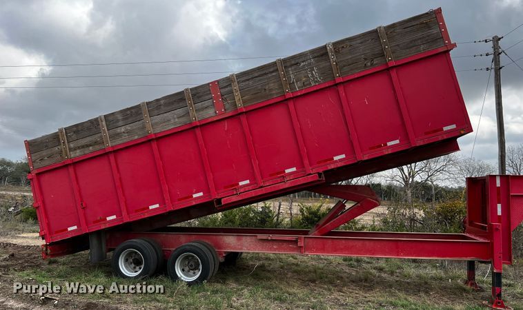 image for item DQ1935 2017 Texas Pride  dump trailer